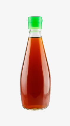 一小瓶盖好的食用油免抠
