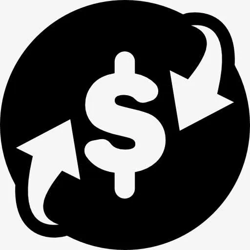 美元兑换图标免抠