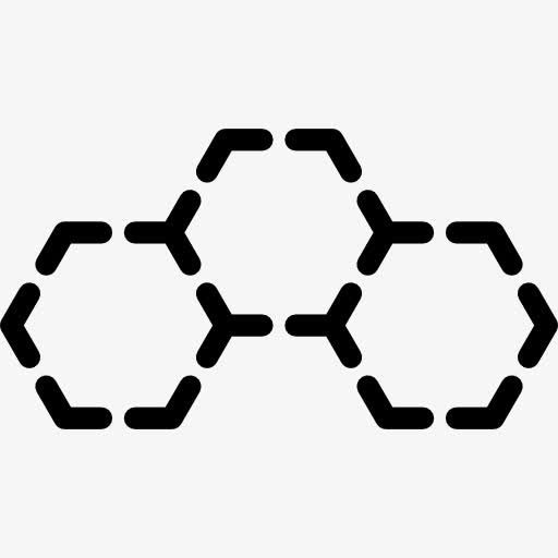 六角形分子图标免抠