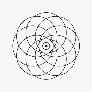 线性几何图案免抠