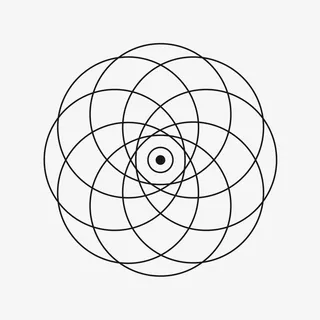 线性几何图案免抠