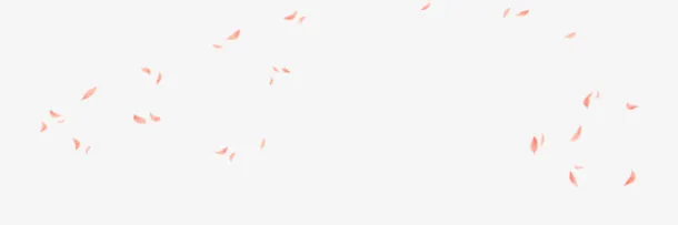 小花瓣不规则漂浮免抠
