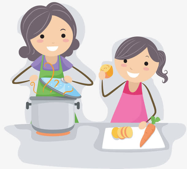 帮助妈妈煮饭免抠