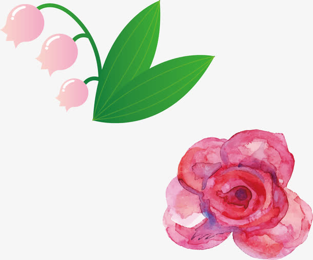 古风玫瑰花免抠