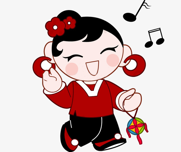 刘三姐拿绣球唱歌免抠