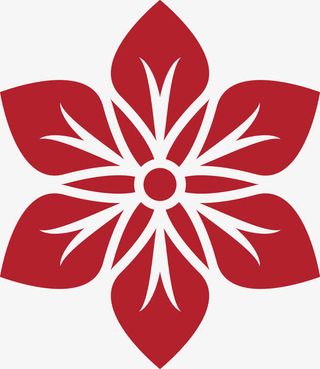 新年红花好评红花免抠