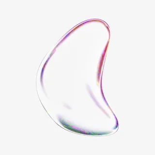 彩色透明png气泡免抠