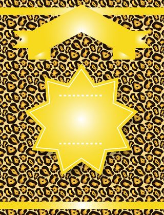 动物底纹宣传海报封面广告背景高清