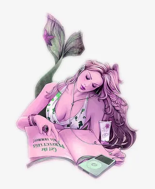 美人鱼性感美女免抠