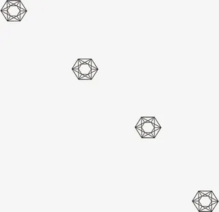 六边形创意图案免抠