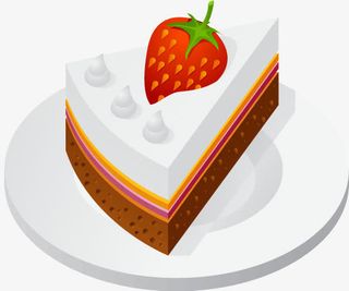 草莓蛋糕免抠