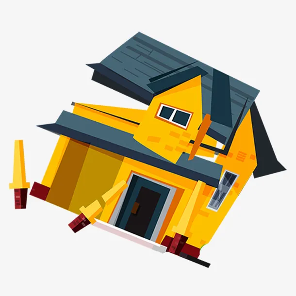 房屋倒塌自然灾害免抠