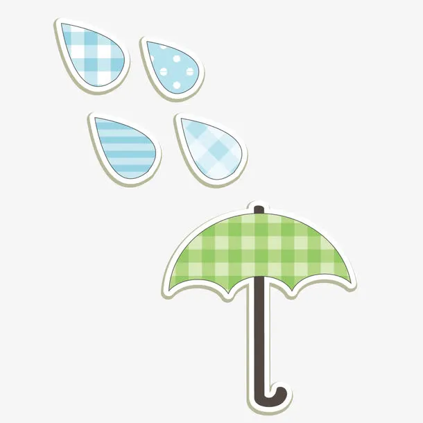 雨下的伞免抠