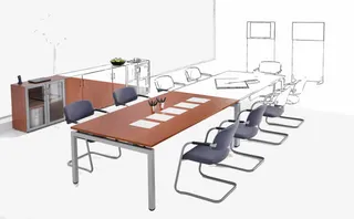 会议室设计手稿免抠