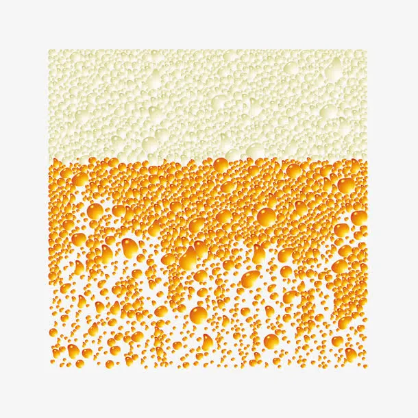 啤酒气泡底纹免抠
