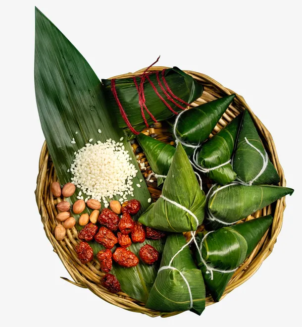 粽子 端午节素材 大枣 一堆粽子免抠