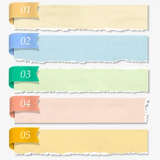 数字banner免抠标签元素