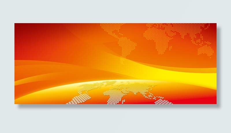 简约黄色*党建海报背景