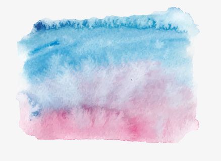 浪漫粉色油彩图案免抠