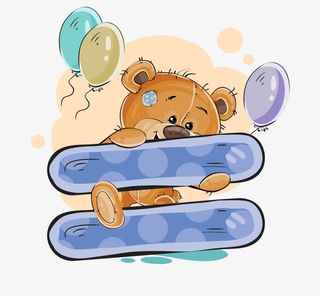 矢量卡通数字免抠