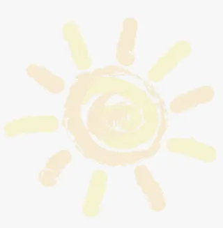 开学季黄色手绘太阳免抠