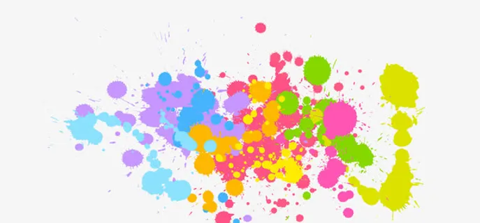 彩色渐变园背景