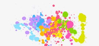 彩色渐变园背景