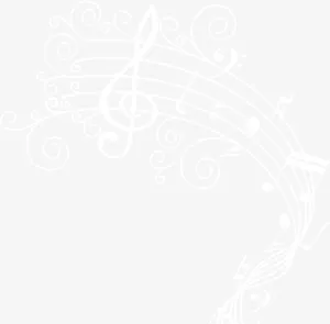白色音乐音符免抠