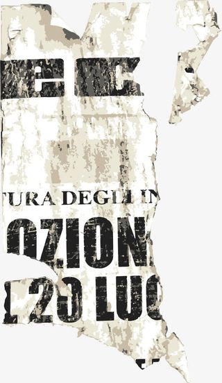 黄色复古剪纸免抠