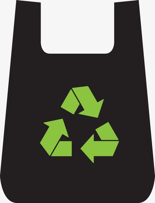 循环使用的垃圾袋图免抠