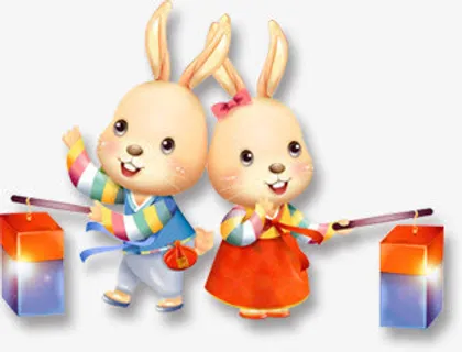 中秋兔子免抠