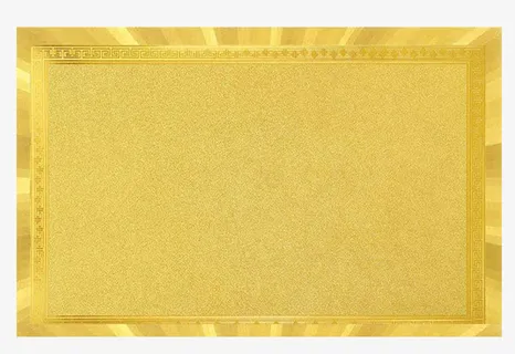 黄金边框免抠 黄金边框免抠