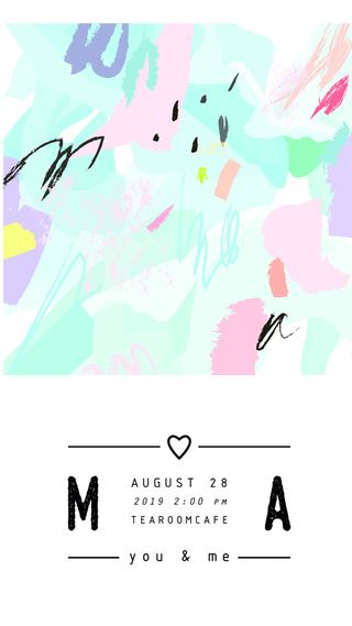 笔触撞色创意海报高清