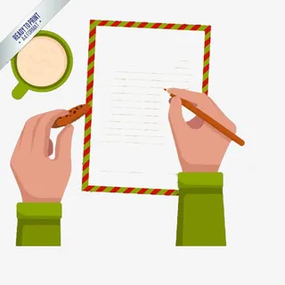 愿望卡通清单免抠