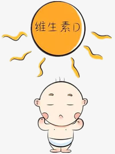 婴儿晒太阳免抠