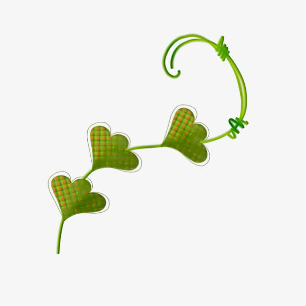 绿草绿叶漂浮免抠漂浮叶子元素