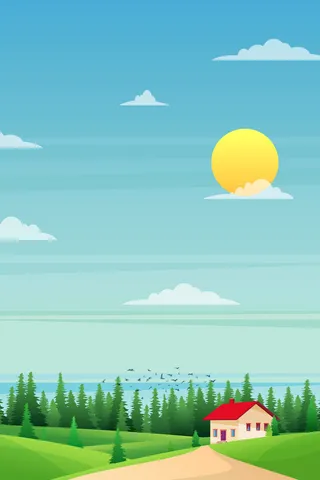 简约环保森林植树背景图高清