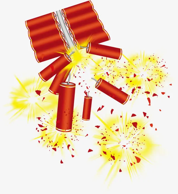 鞭炮烟花爆竹免抠