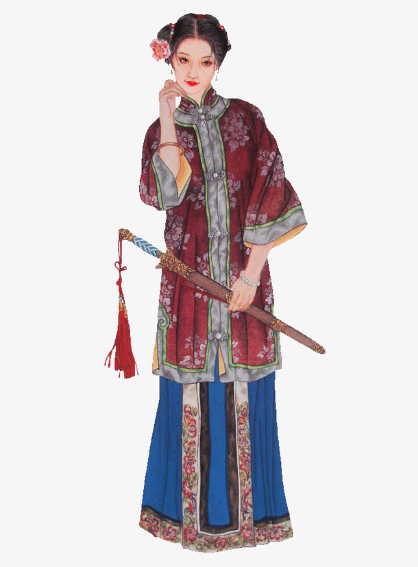 中国古代女子免抠