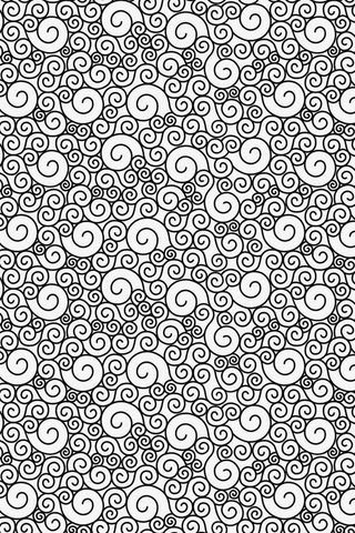 黑色祥云图案免抠