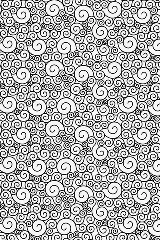 黑色祥云图案免抠