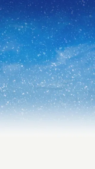 雪纷飞蓝天H5背景高清