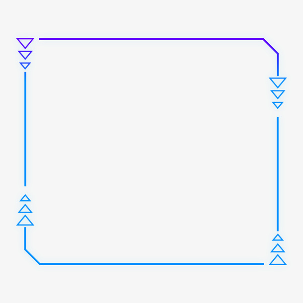 科技风，线框，科技感，蓝紫免抠