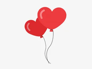 爱心气球免抠