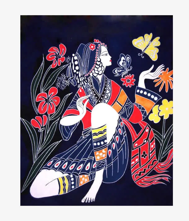 免抠蜡染免抠