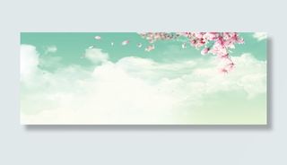 淘宝首页清新背景图片