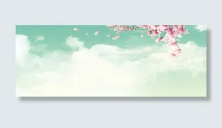 淘宝首页清新背景图片