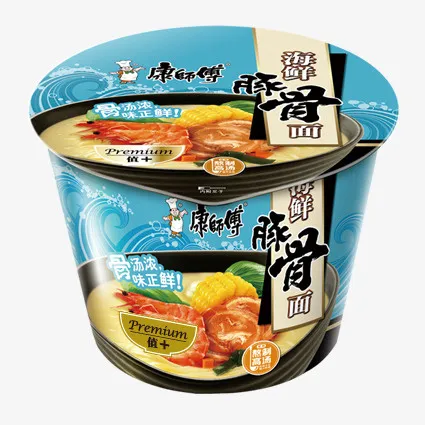 康师傅海鲜豚骨面免抠