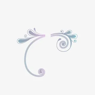 翅膀弯曲纹理免抠