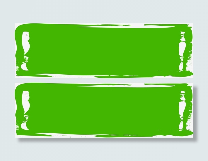 创意绿色荧光笔刷图免抠